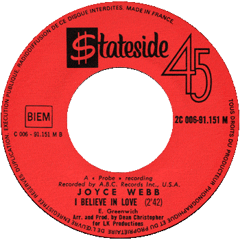 Joyce Webb - Believe In Love